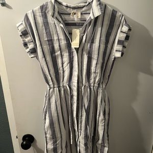 Japna Stripped mini dress.